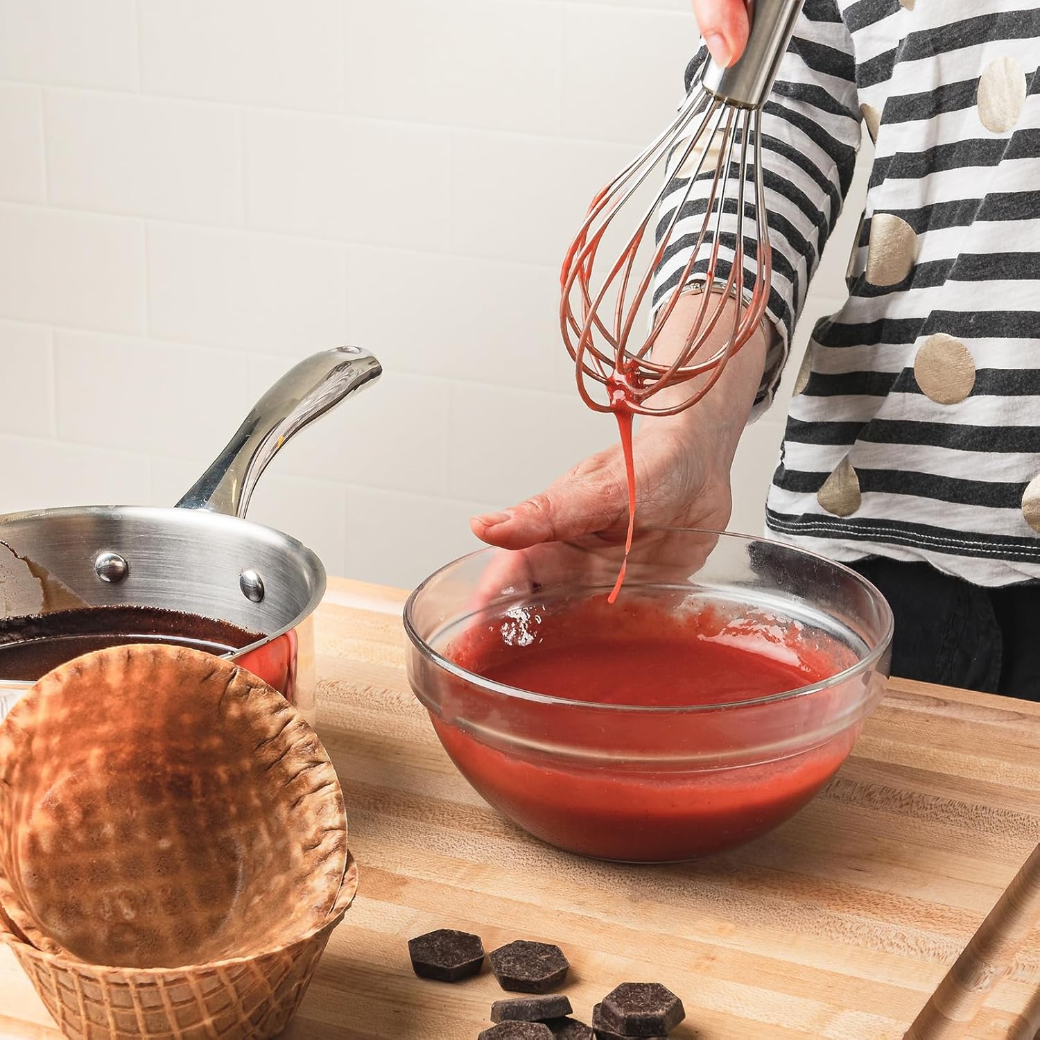 Cuisipro Balloon Whisk (8 wires) – 10" / 25.4 cm – Silicone Frosted Cuisipro by Kitchen Niche