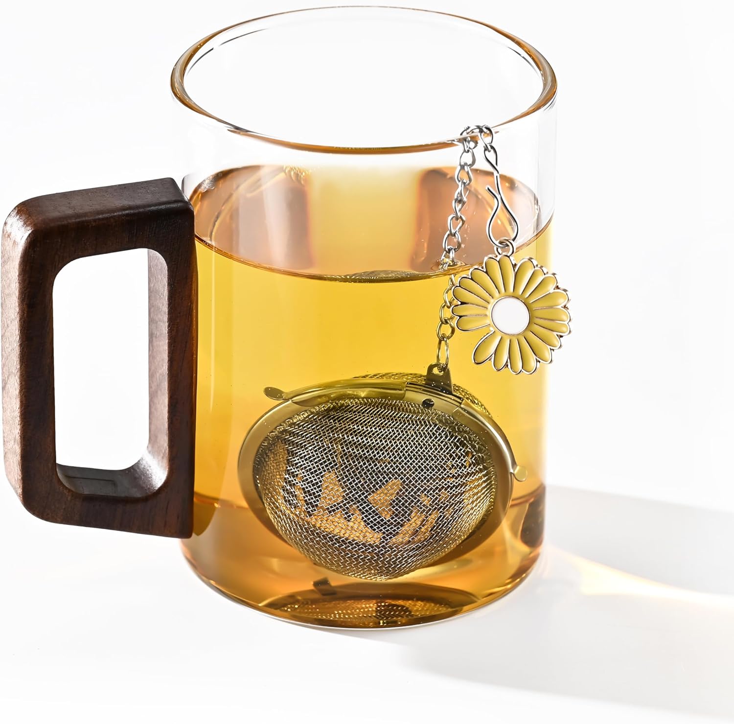 Fox Run Yellow Daisy Mesh Tea Infuser