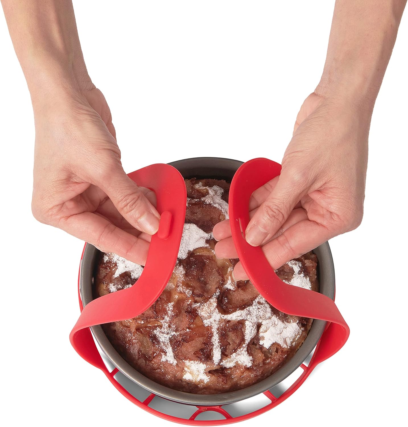 Cuisipro Silicone Cooking & Baking Sling – 19.75" x 7.88" x 1.13" – Red Cuisipro by Kitchen Niche