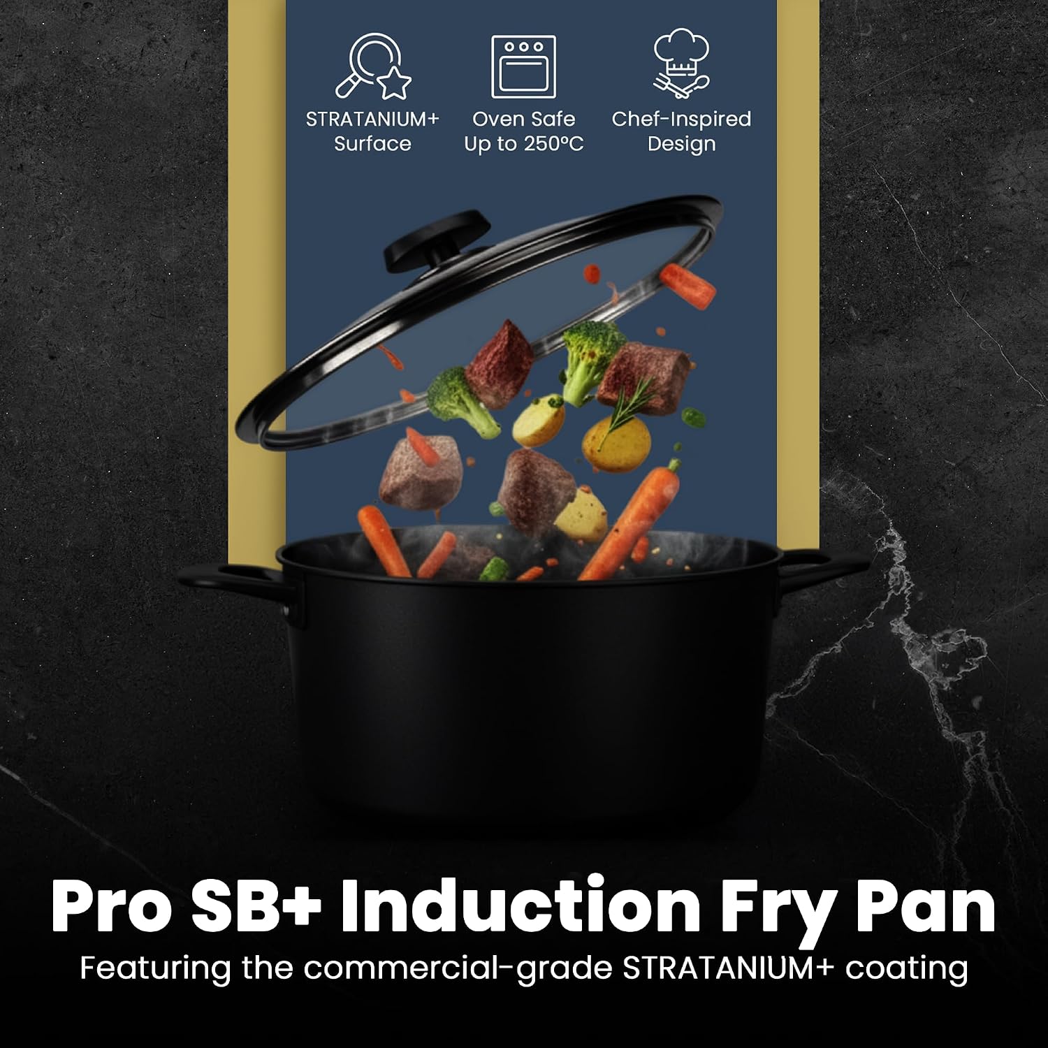 Scanpan Pro SB+ Induction Dutch Oven with Lid – 26 cm / 6.5 L