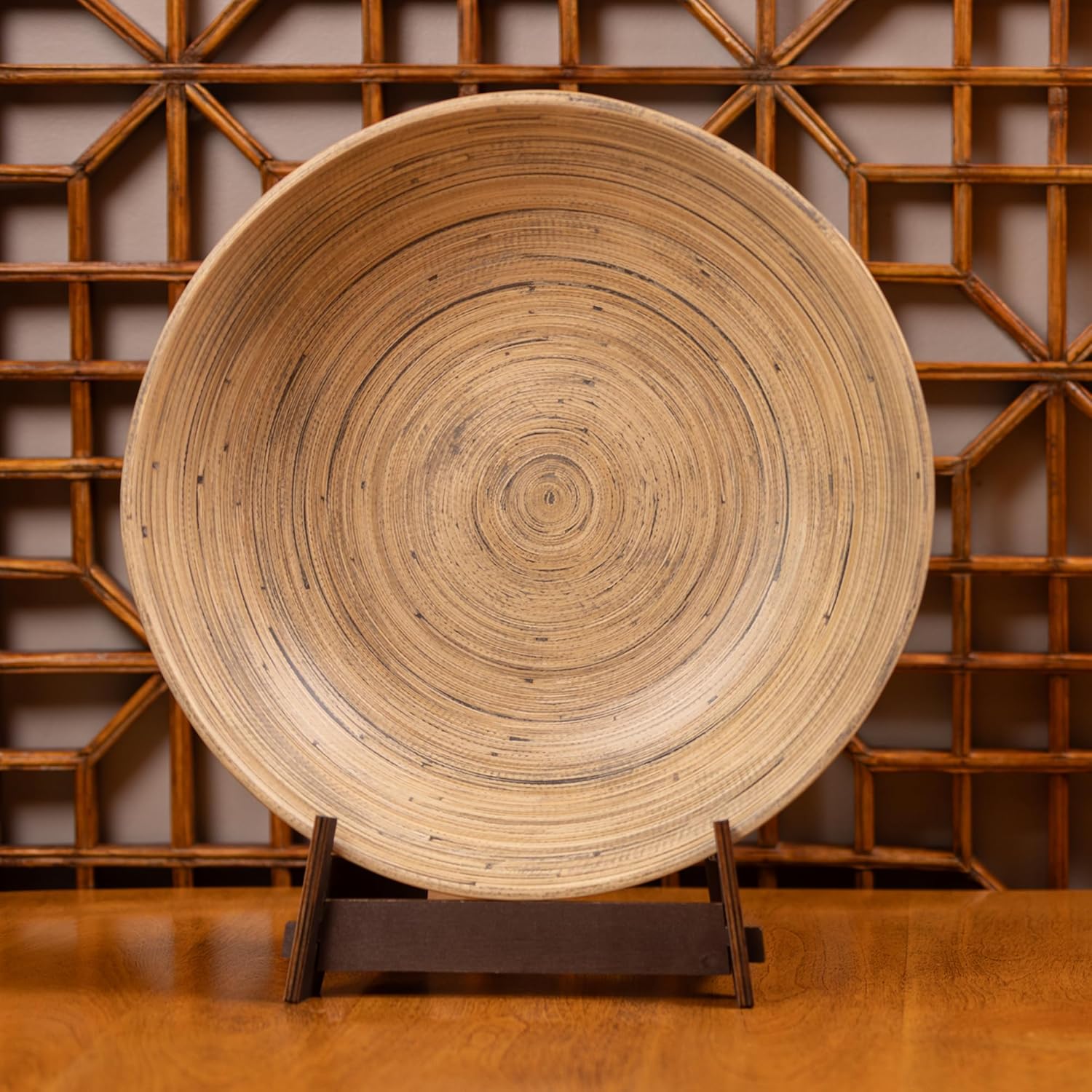 Joyce Chen Lexa Bamboo Salad Bowl – Black – 14 Inch