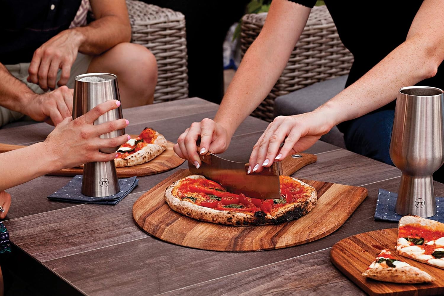 Ironwood Napoli Acacia Wood Pizza Peel