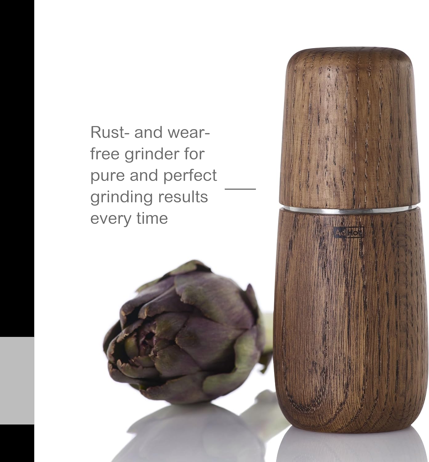 AdHoc Yono Salt and Pepper Mill – Dark Oak – 6" / 15 cm by Kitchen Niche