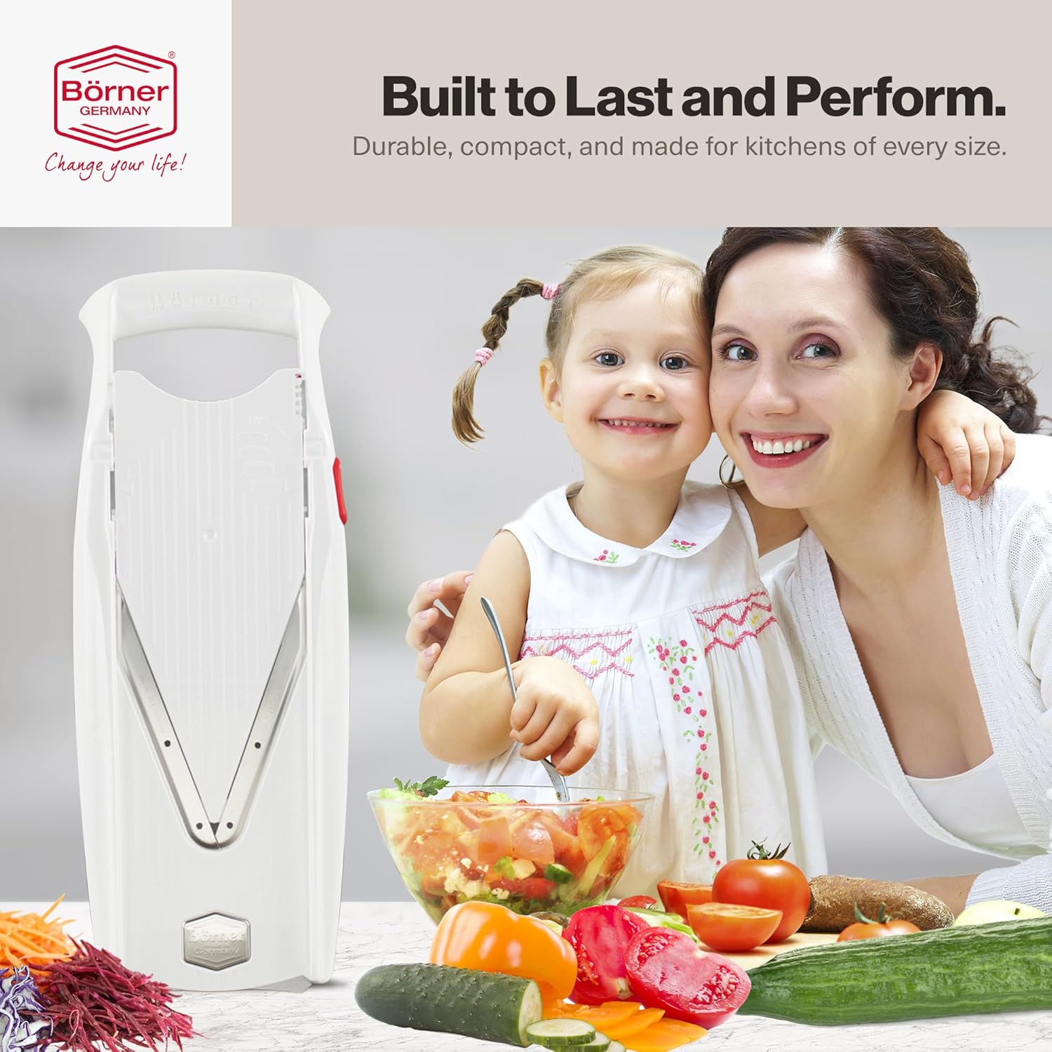 Börner VPower V-Slicer Mandoline – White