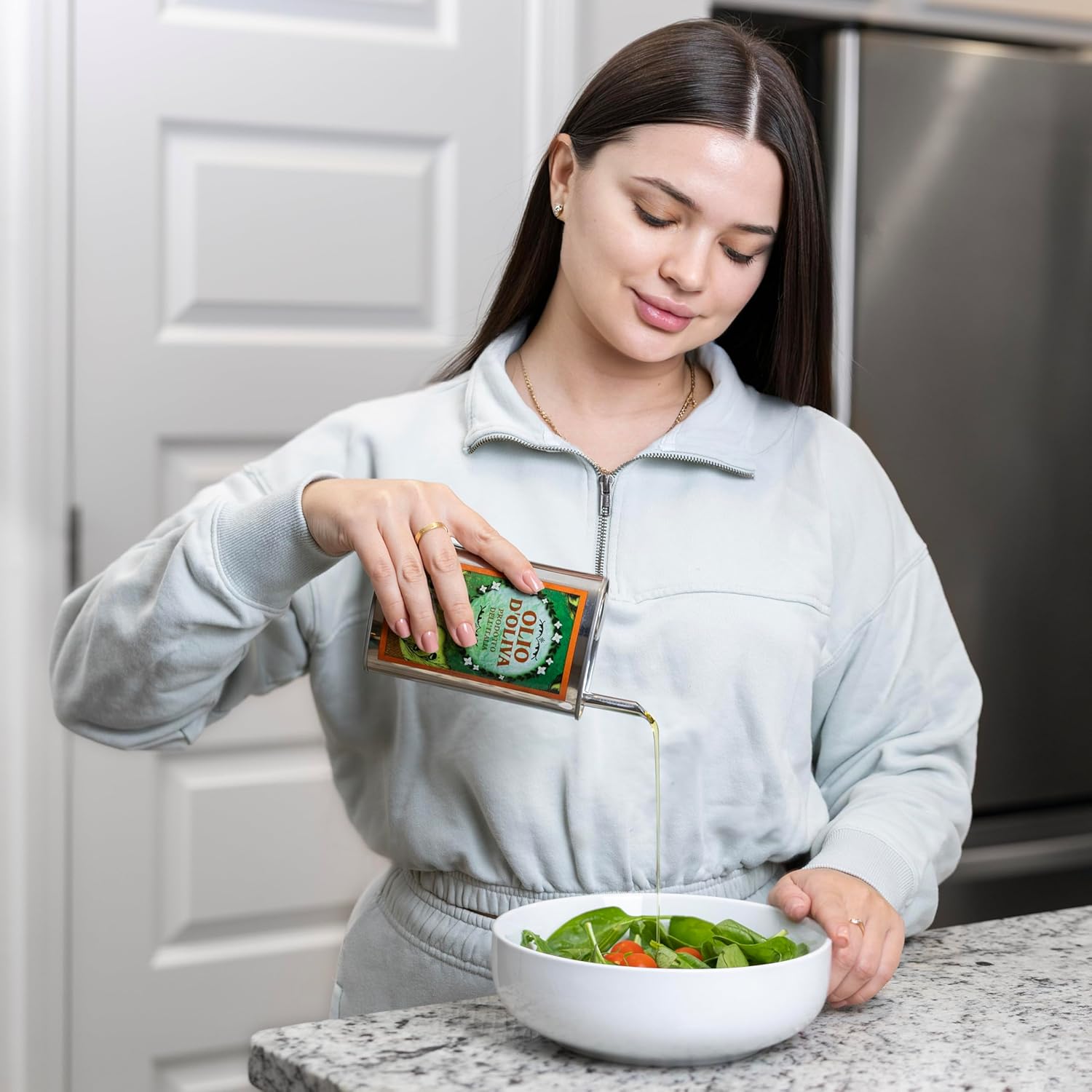 Fox Run Stainless Steel Olive Oil Can