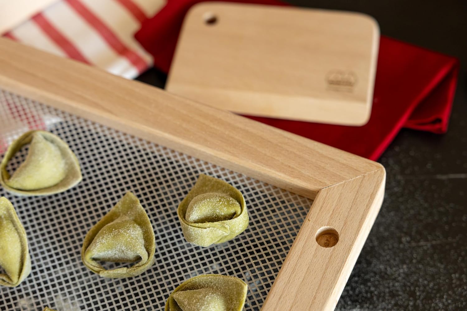 Marcato Premium Classic Wooden Pasta Drying Frame – 44 x 32 x 9 cm