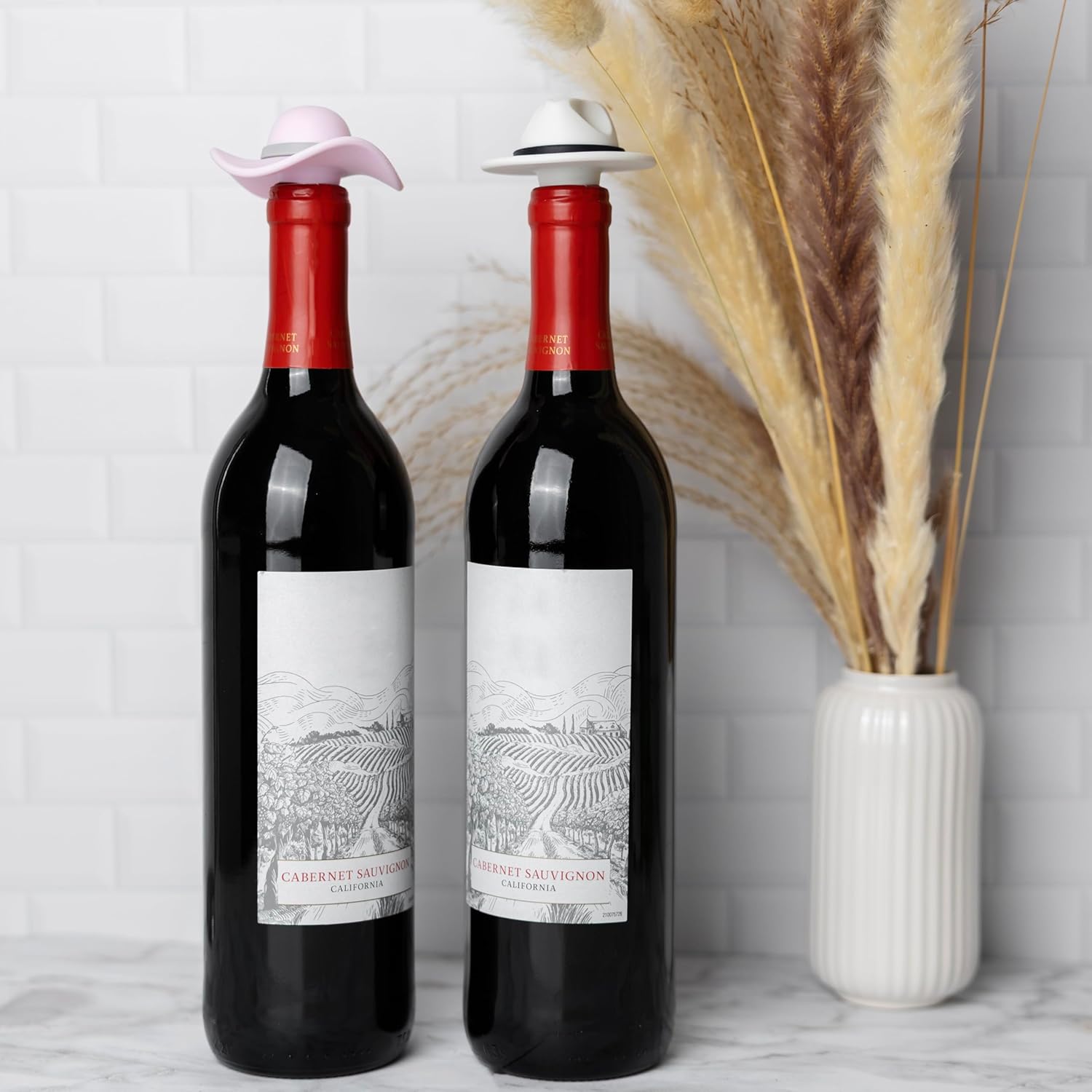 Pundit Cap It Off Wine Bottle Stoppers, Set of 2