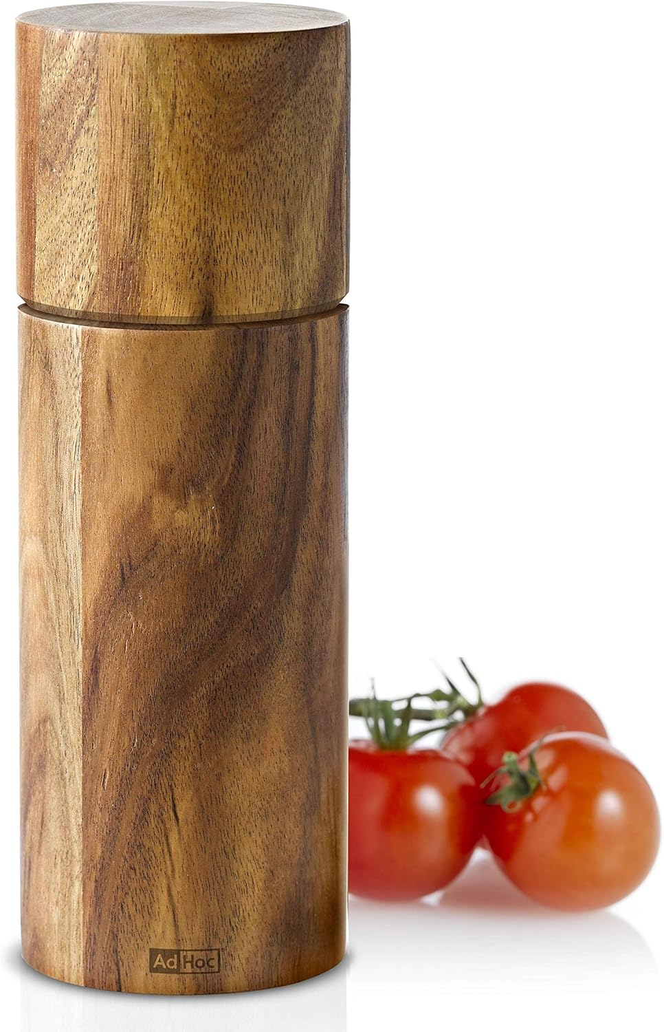 AdHoc Acacia Wood Salt and Pepper Mill – Large – 6.7" / 17 cm by Kitchen Niche