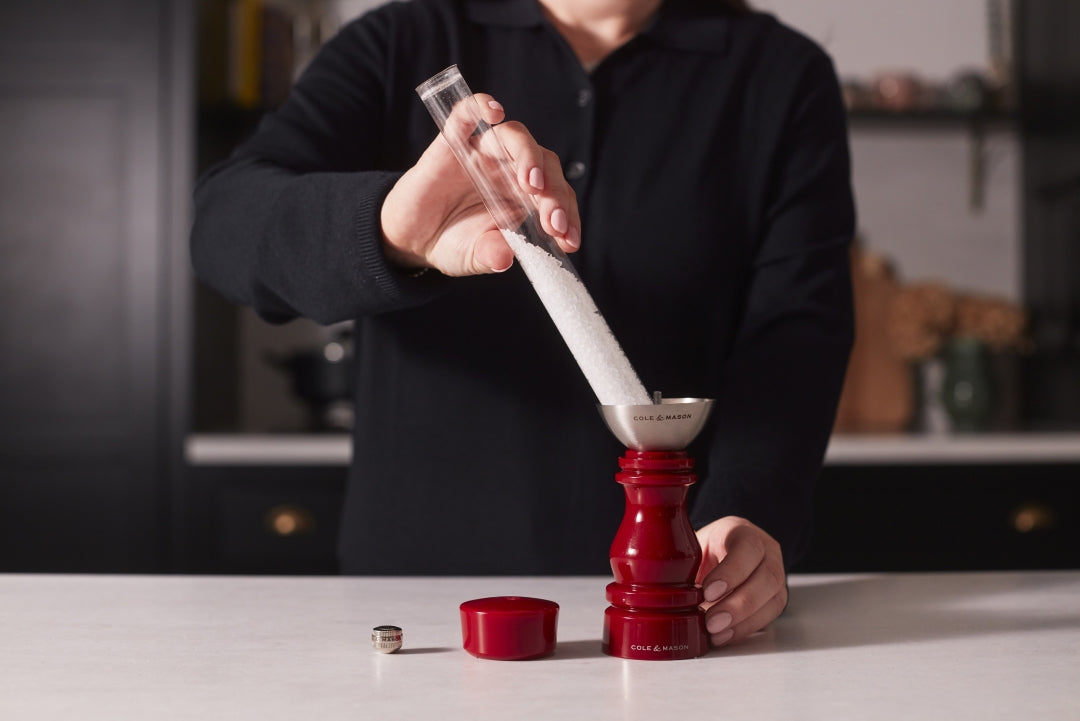Cole & Mason London Pepper Mill – Red Acrylic