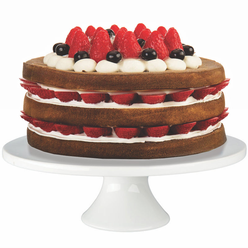 BIA Cordon Bleu White Porcelain Cake Stand