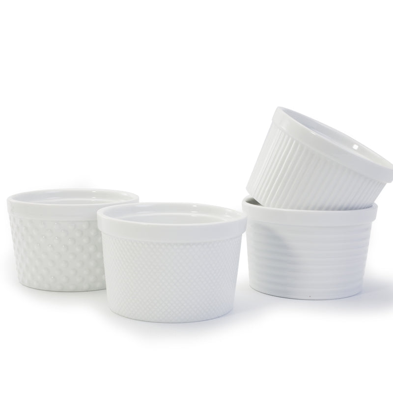 BIA Cordon Bleu Set of 4 Textured Ramekins - 355ml