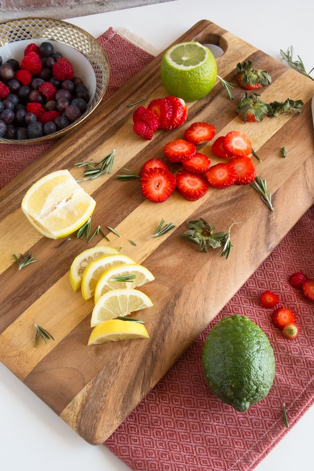 Ironwood Blonde Copenhagen Sapwood Rectangle Cutting Board