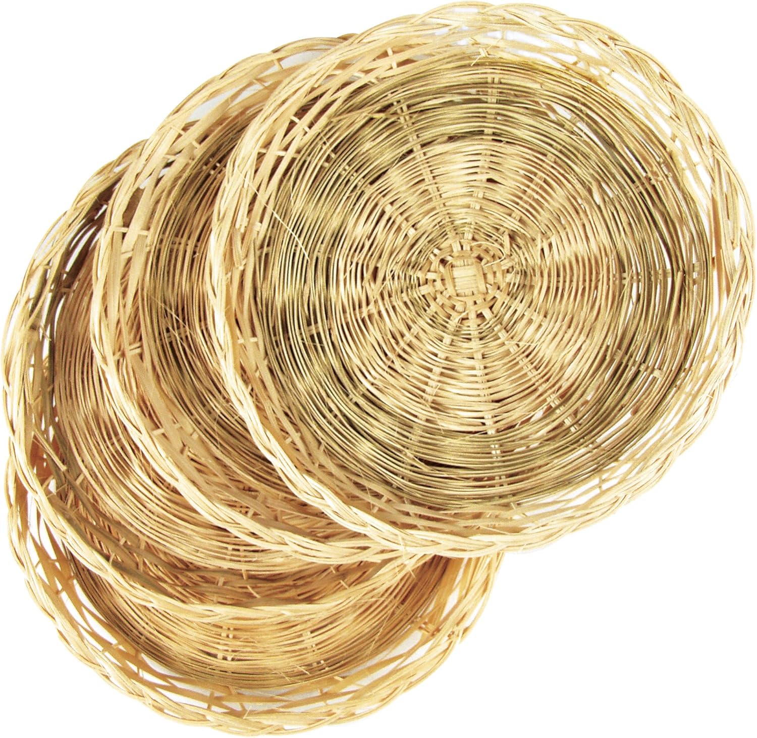Fox Run Bamboo Paper Plate Holders Set
