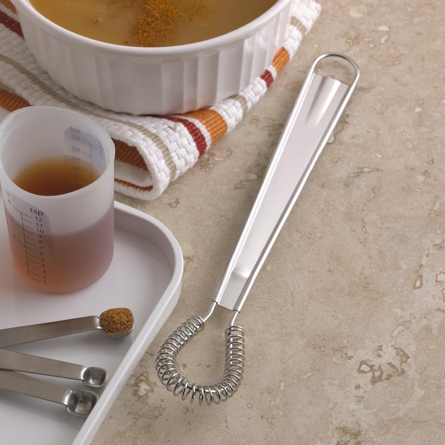 Fox Run 8" Stainless Steel Flat Coil Magic Whisk