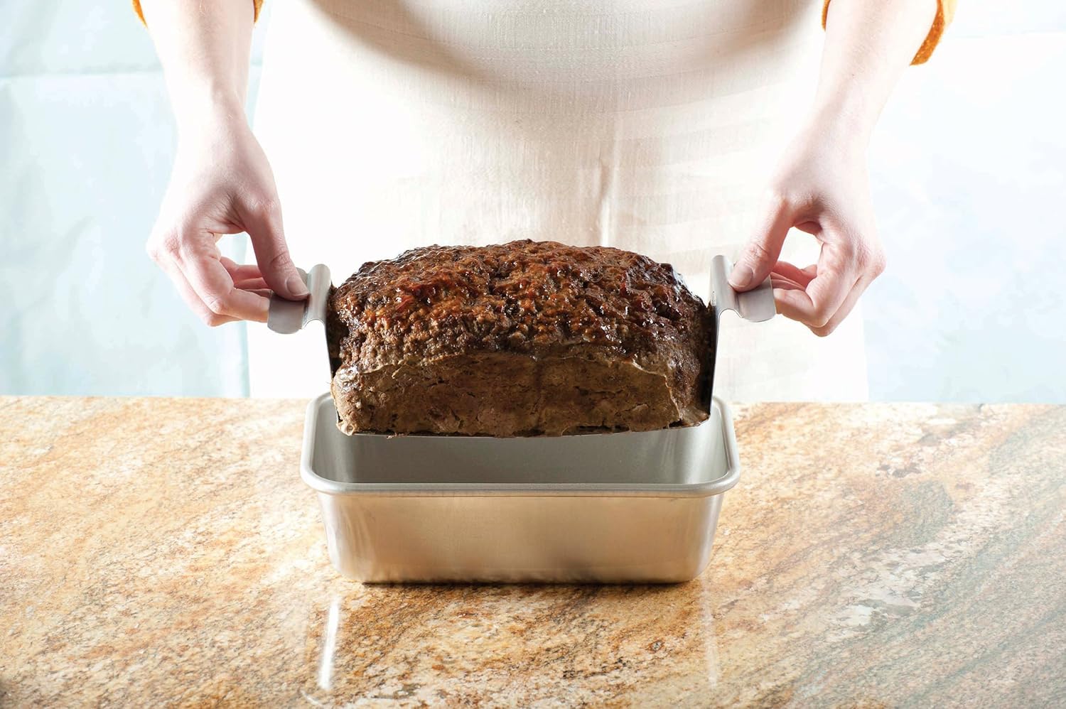 Nordic Ware Meat Loaf Pan with Lifting Trivet