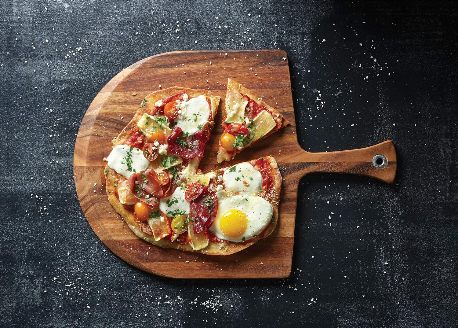 Ironwood Napoli Acacia Wood Pizza Peel