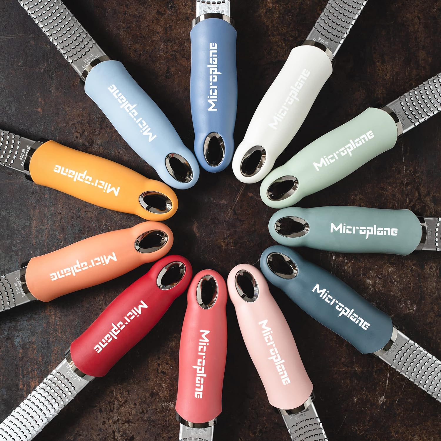 Microplane Premium Series Zester / Grater – Sky Blue by Kitchen Niche