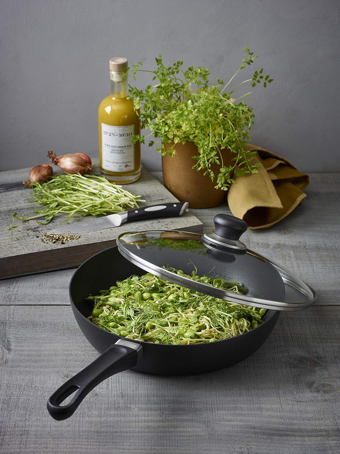 Scanpan Classic Induction Sauté Pan with Lid – 28 cm, 3 L