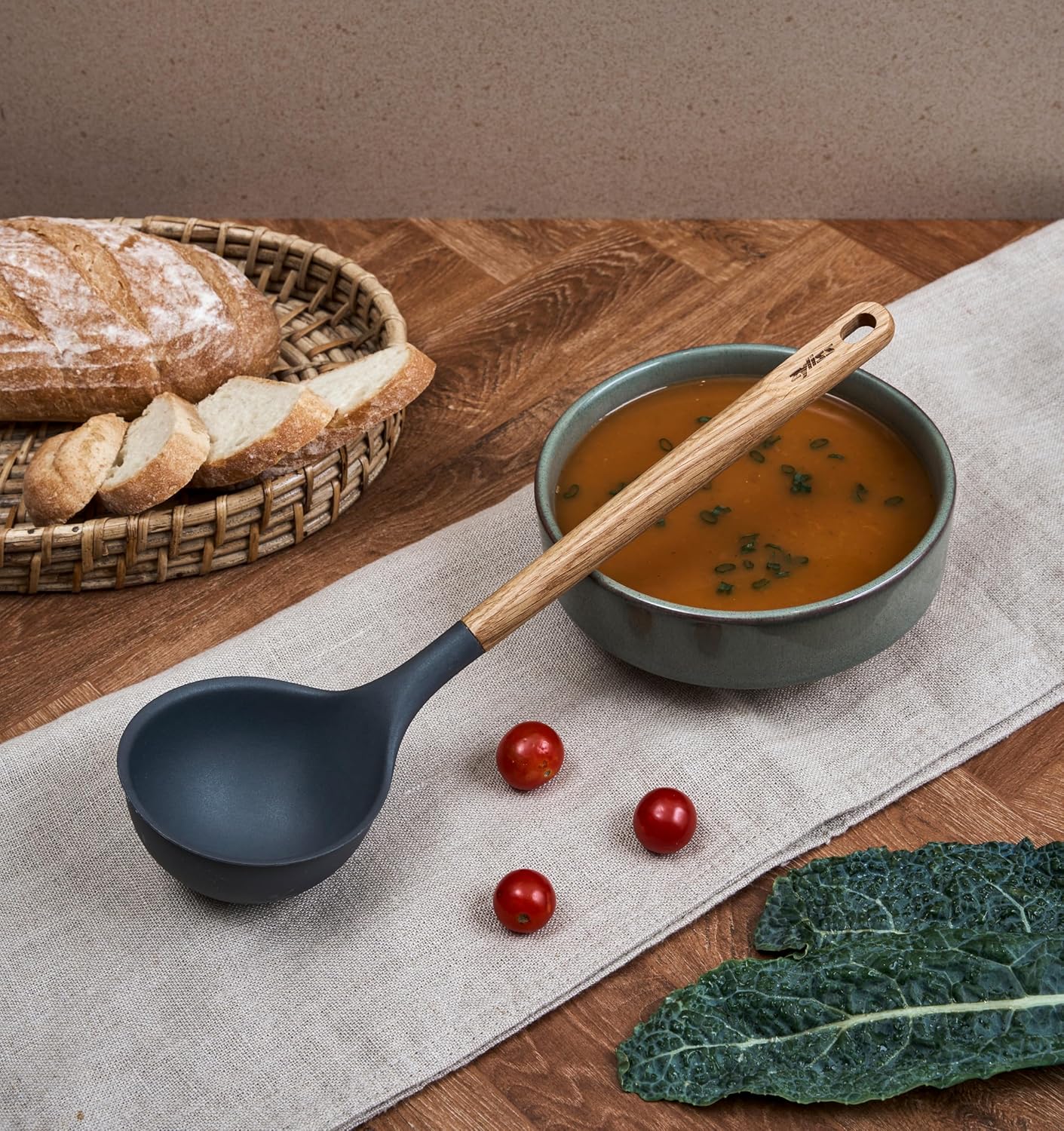 Zyliss Ladle with Oak Wood Handle