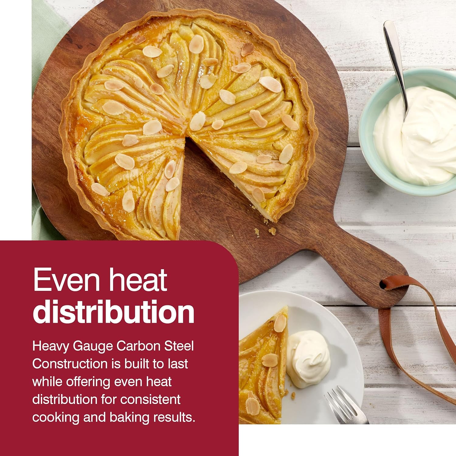 Zyliss Tart Pan with Removable Base – Ø 25 cm by Kitchen Niche