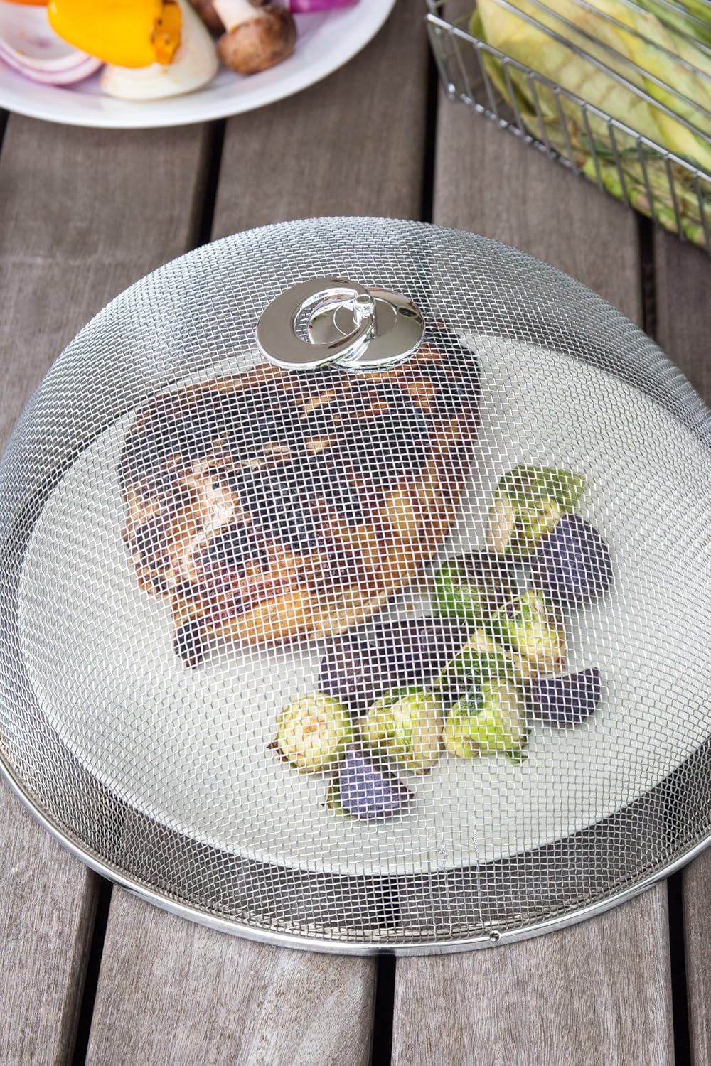 Fox Run Chrome Mesh Food Cover