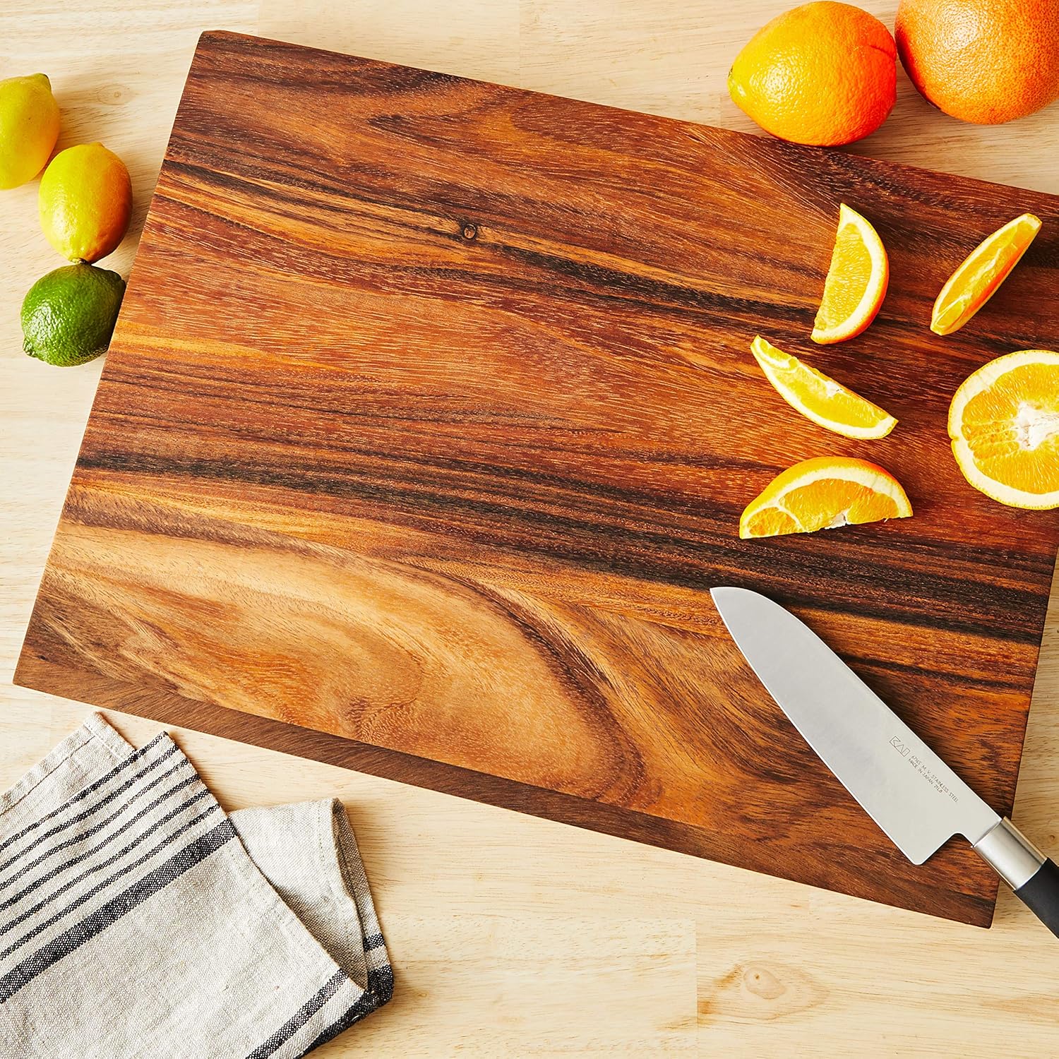 Ironwood Acacia Wood Long Grain Utility Chop Board