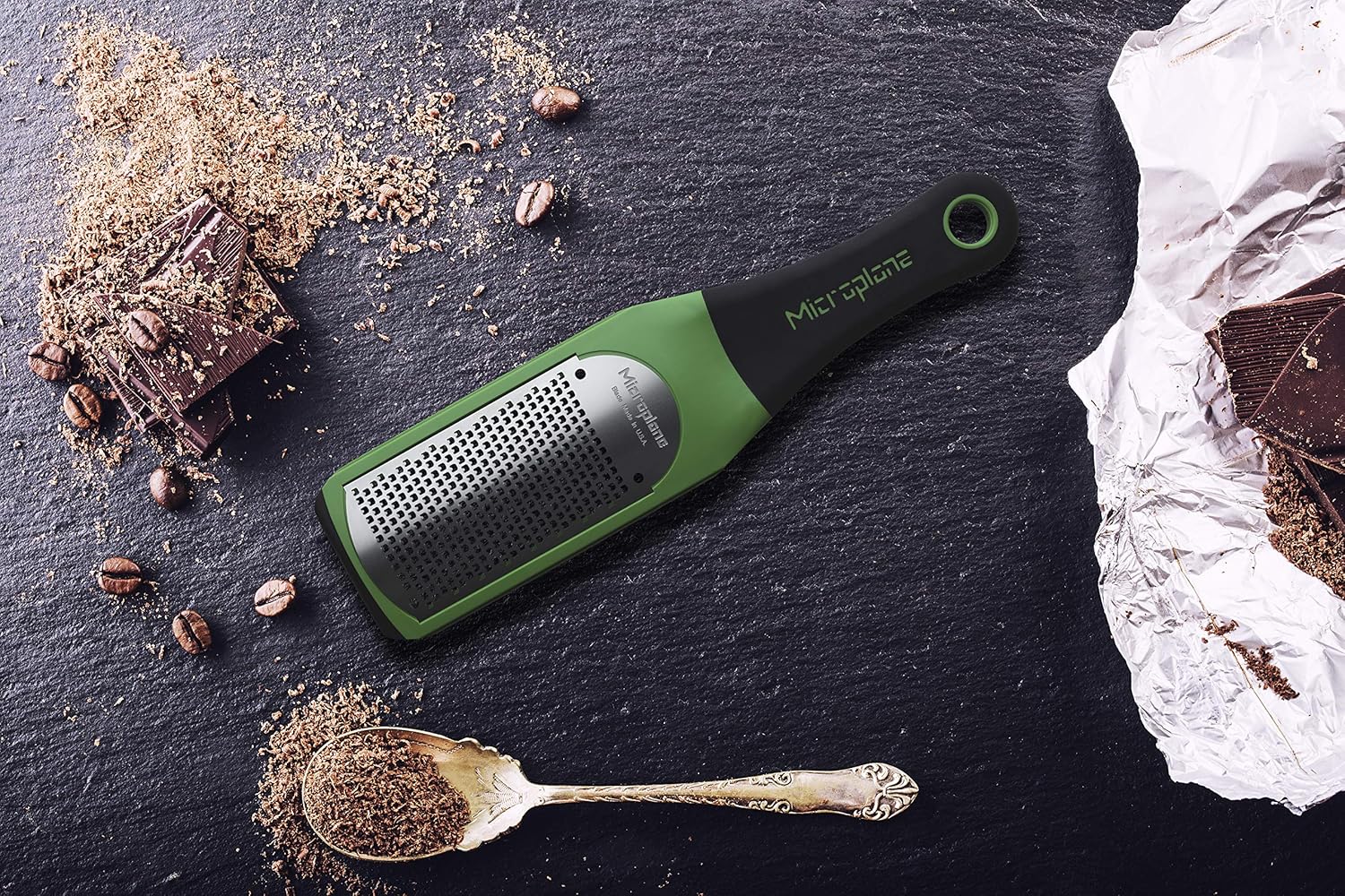 Microplane Artisan Series Coarse Grater – Green by Kitchen Niche