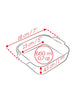 Peugeot Ceramic Baking Dish – Square – Slate – 18 cm