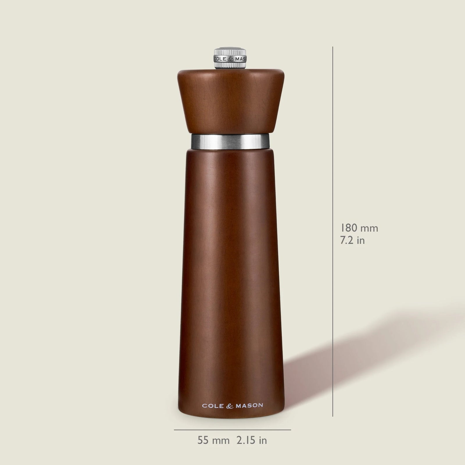 Cole & Mason Millbank Pepper Mill – Chestnut Beech Wood