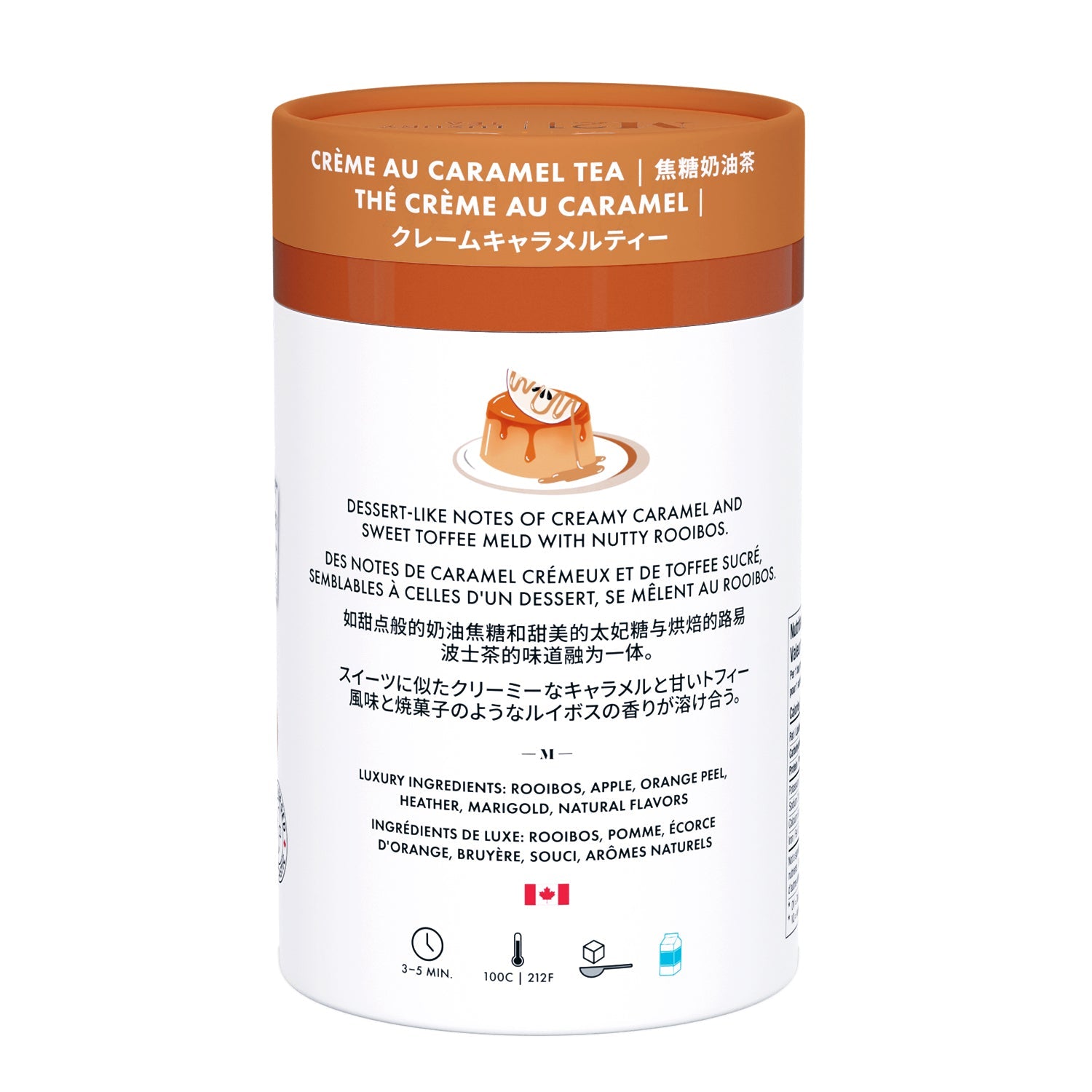 Metropolitan Tea M21 Crème Au Caramel – Can of 24 Tea Bags by Kitchen Niche