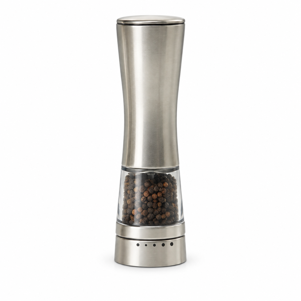 Cole & Mason Derwent Electronic Pepper Mill - Stainless Steel & Acrylic