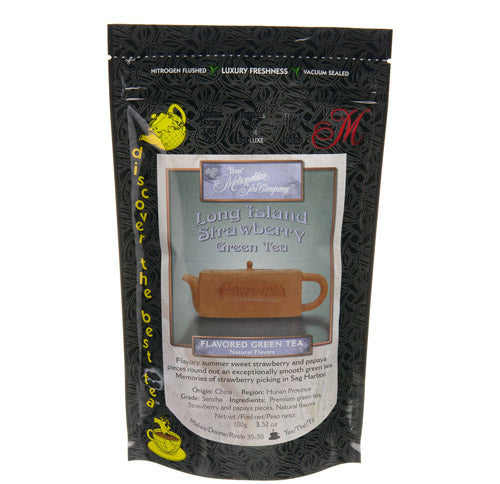 Metropolitan Tea Company Long Island Strawberry Loose Tea - 100g Discovery Pack