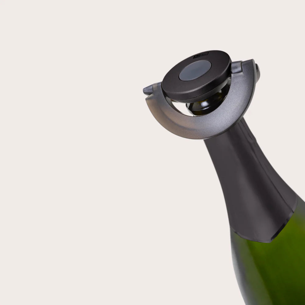 AdHoc Gusto Champagne Stopper – Black by Kitchen Niche