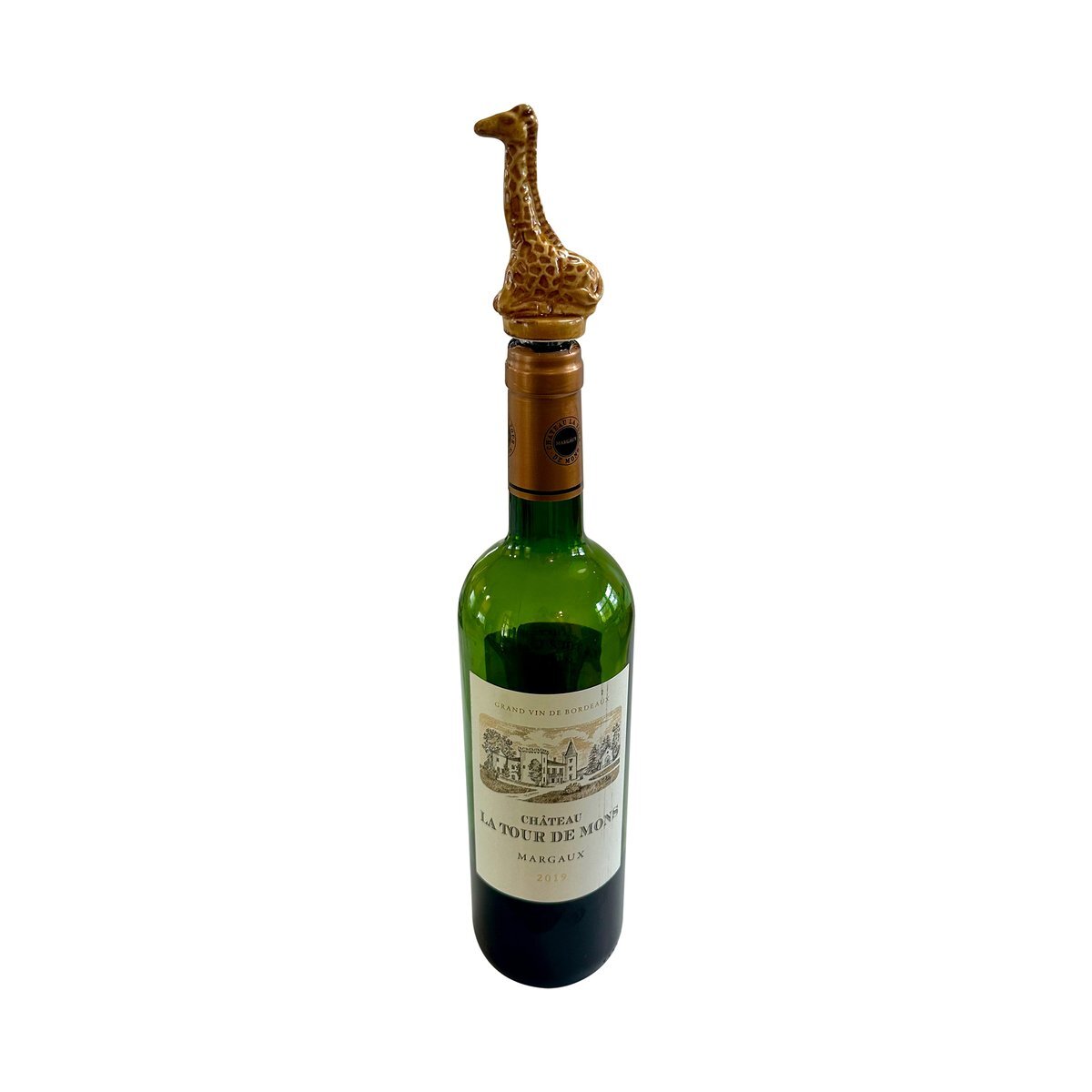 Fox Run Ceramic Giraffe Wine Stopper
