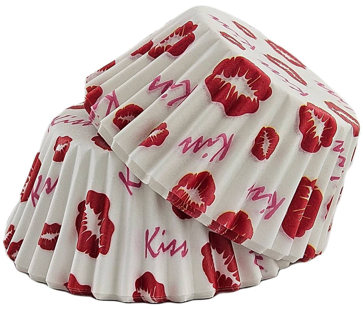 Fox Run Valentine Kisses Baking Cups – 50 Pack by Kitchen Niche