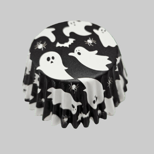 Fox Run Halloween Ghost Baking Cups – 50 Pack