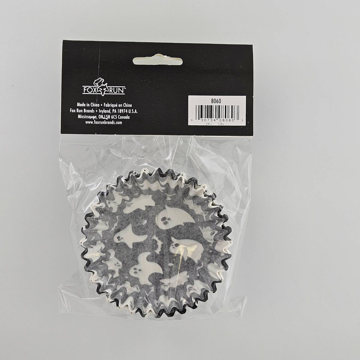 Fox Run Halloween Ghost Baking Cups – 50 Pack