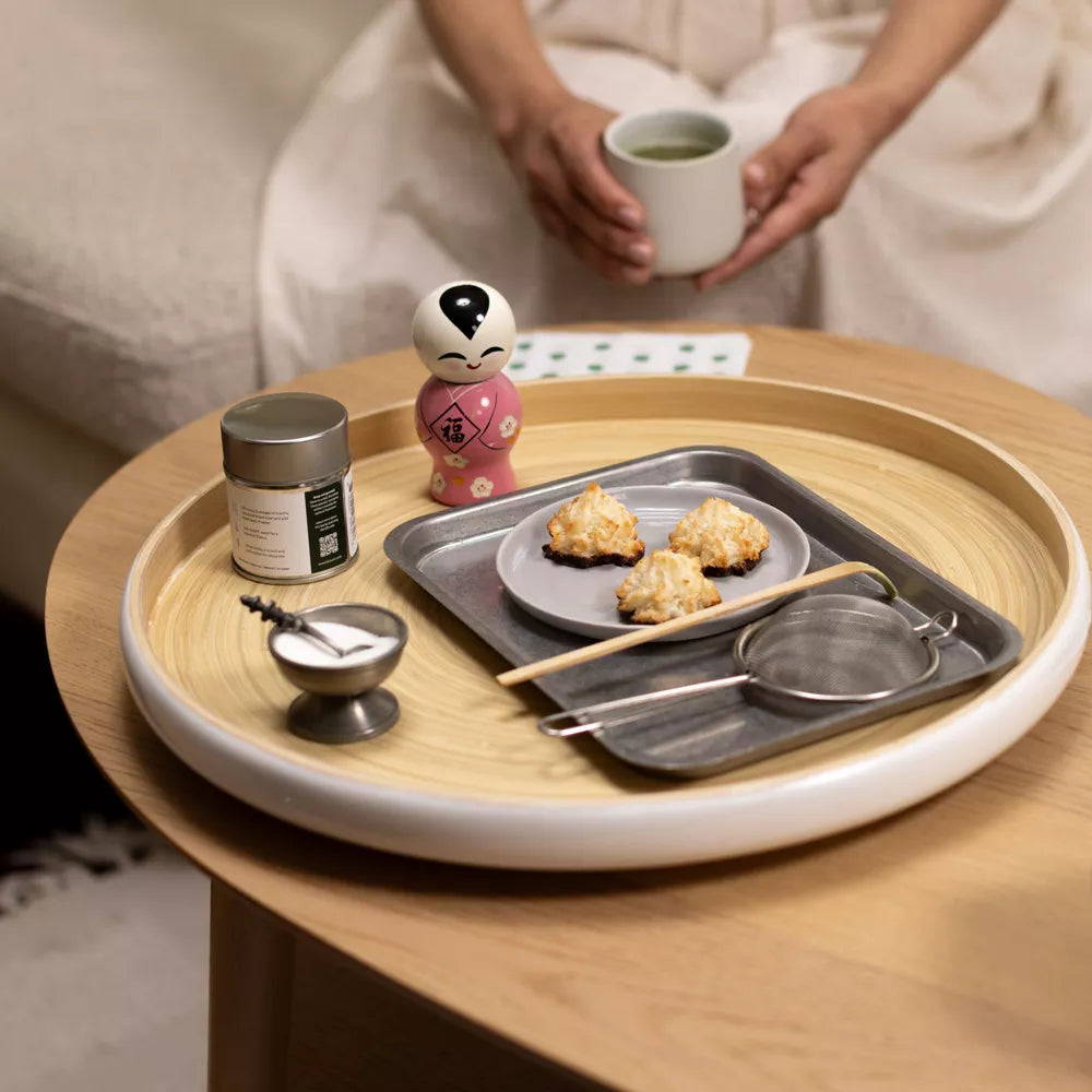 Joyce Chen Lexa Serving Tray – White – 16 Inch
