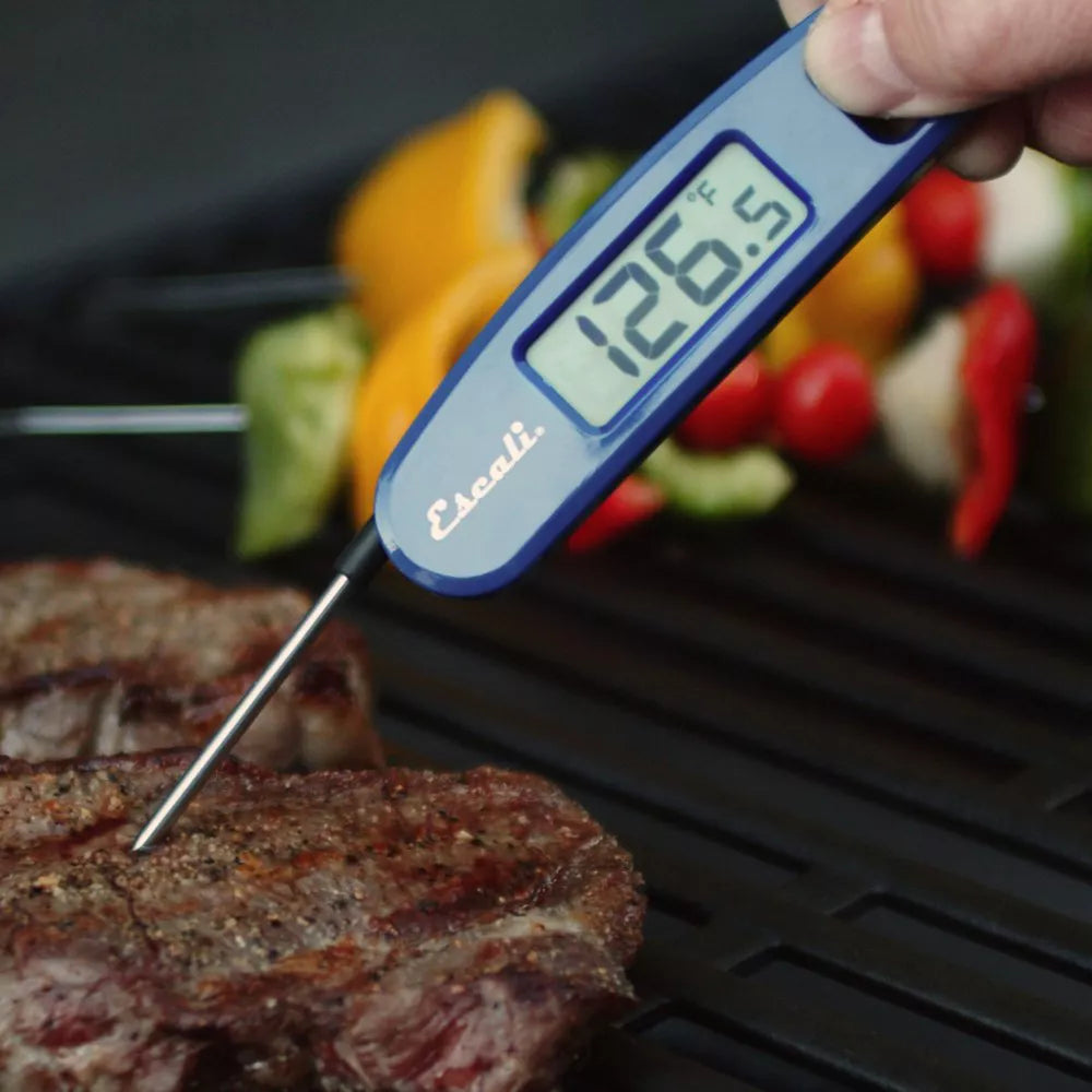 Escali Compact Folding Digital Thermometer – Blue