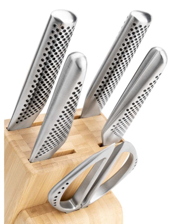 Global Takashi 6-Piece Knife Block Set Global by Kitchen Niche