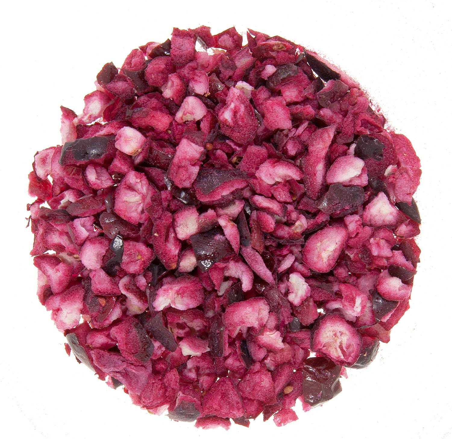 Metropolitan Tea Freeze Dried Cranberry Pieces Loose Leaf Herbal Tea 0.27 lbs