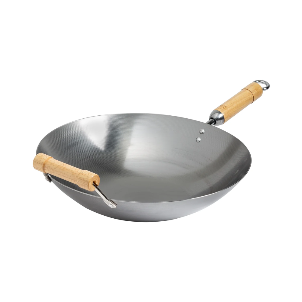 Joyce Chen Classic Series 14-Inch Round Bottom Carbon Steel Wok Joyce Chen by Kitchen Niche