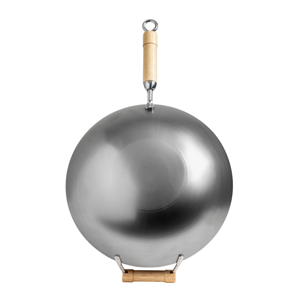 Joyce Chen Classic Series 14-Inch Round Bottom Carbon Steel Wok Joyce Chen by Kitchen Niche