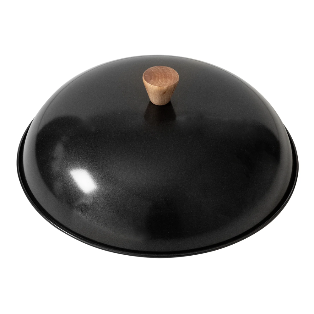 Joyce Chen Classic Series 14-Inch Uncoated Carbon Steel Flat Bottom 4-Piece Wok Set Joyce Chen by Kitchen Niche