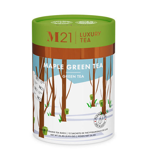 Metropolitan Tea M21 Maple Green Tea Can Of 24 Bags by Kitchen Niche