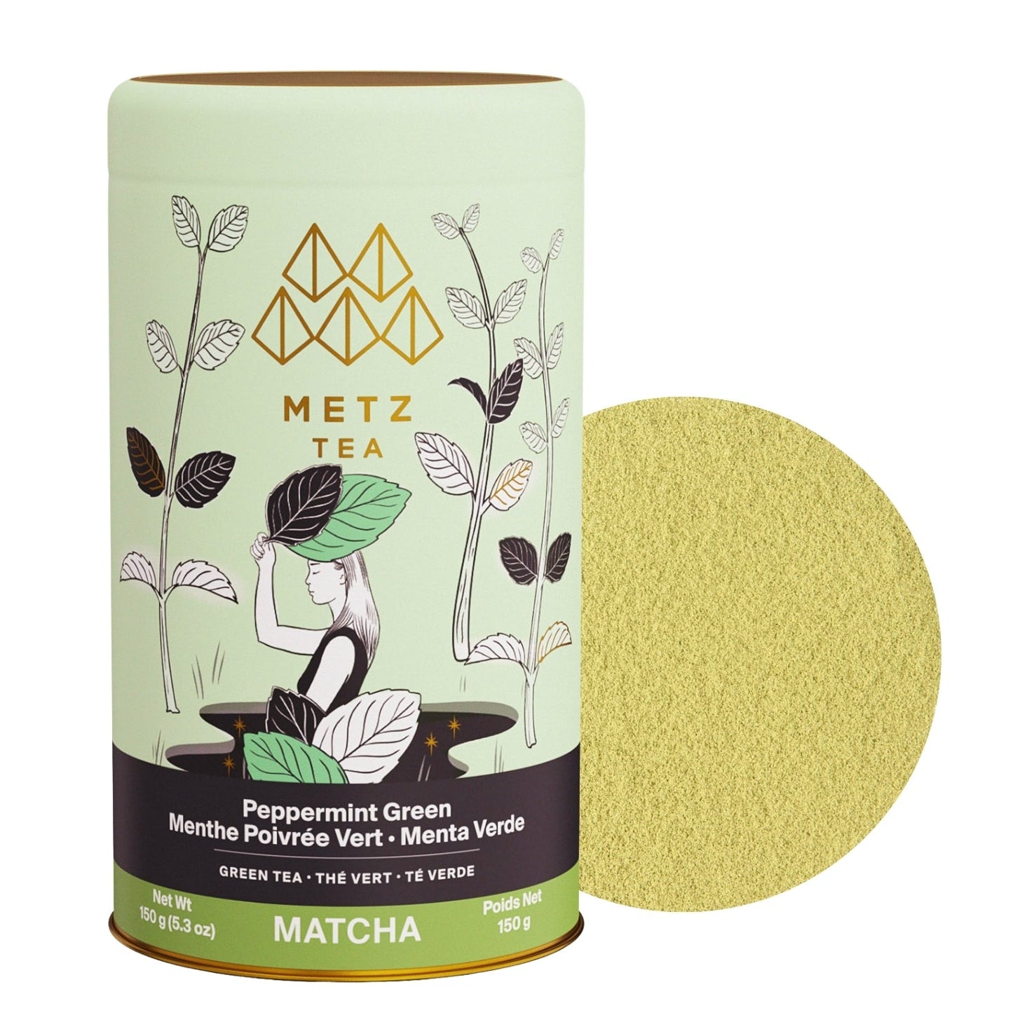 Metropolitan Tea METZ Herbals & Spices Matcha Trio Set – 3 x 150 g