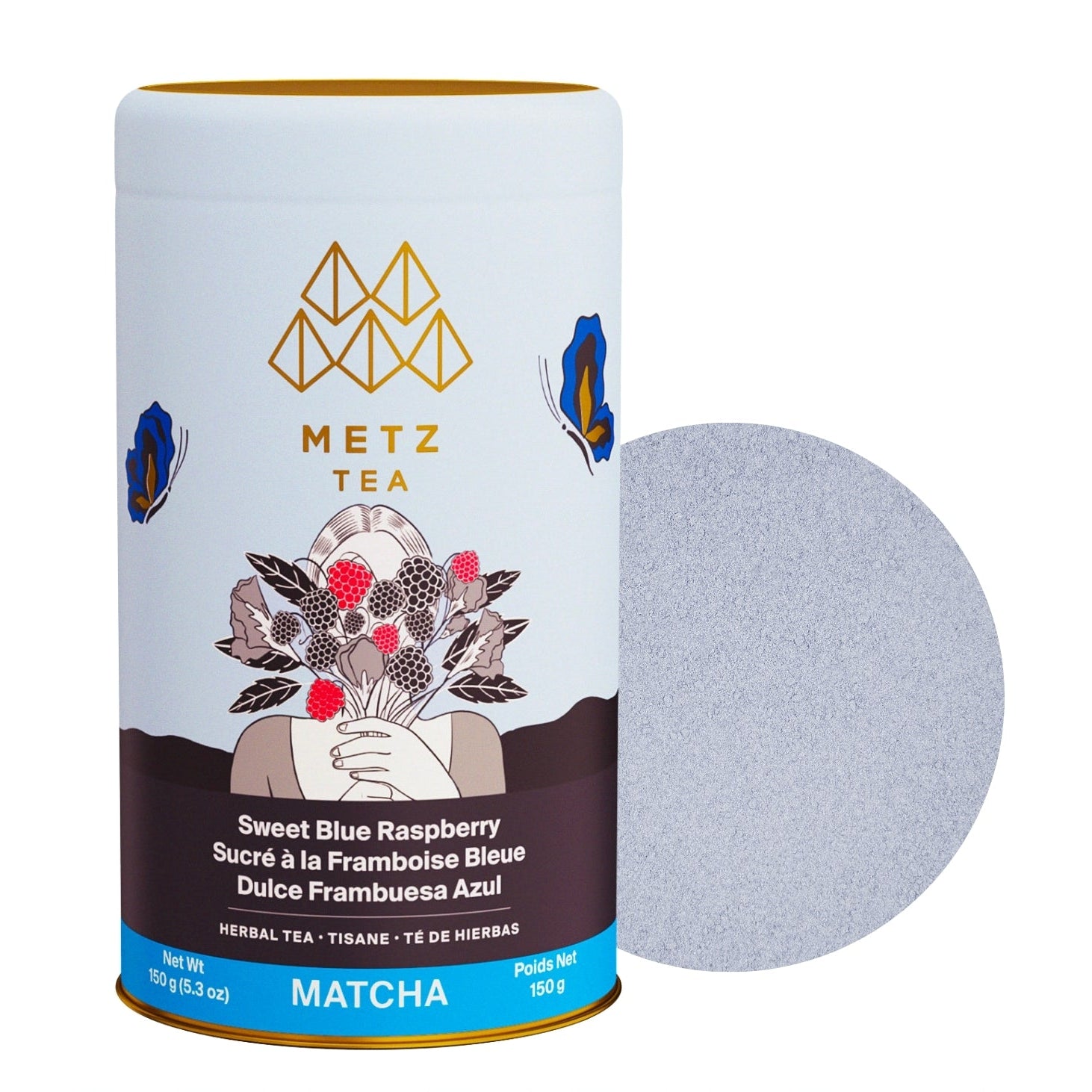 Metropolitan Tea METZ Berry Fruity Matcha Trio Set – 3 x 150 g