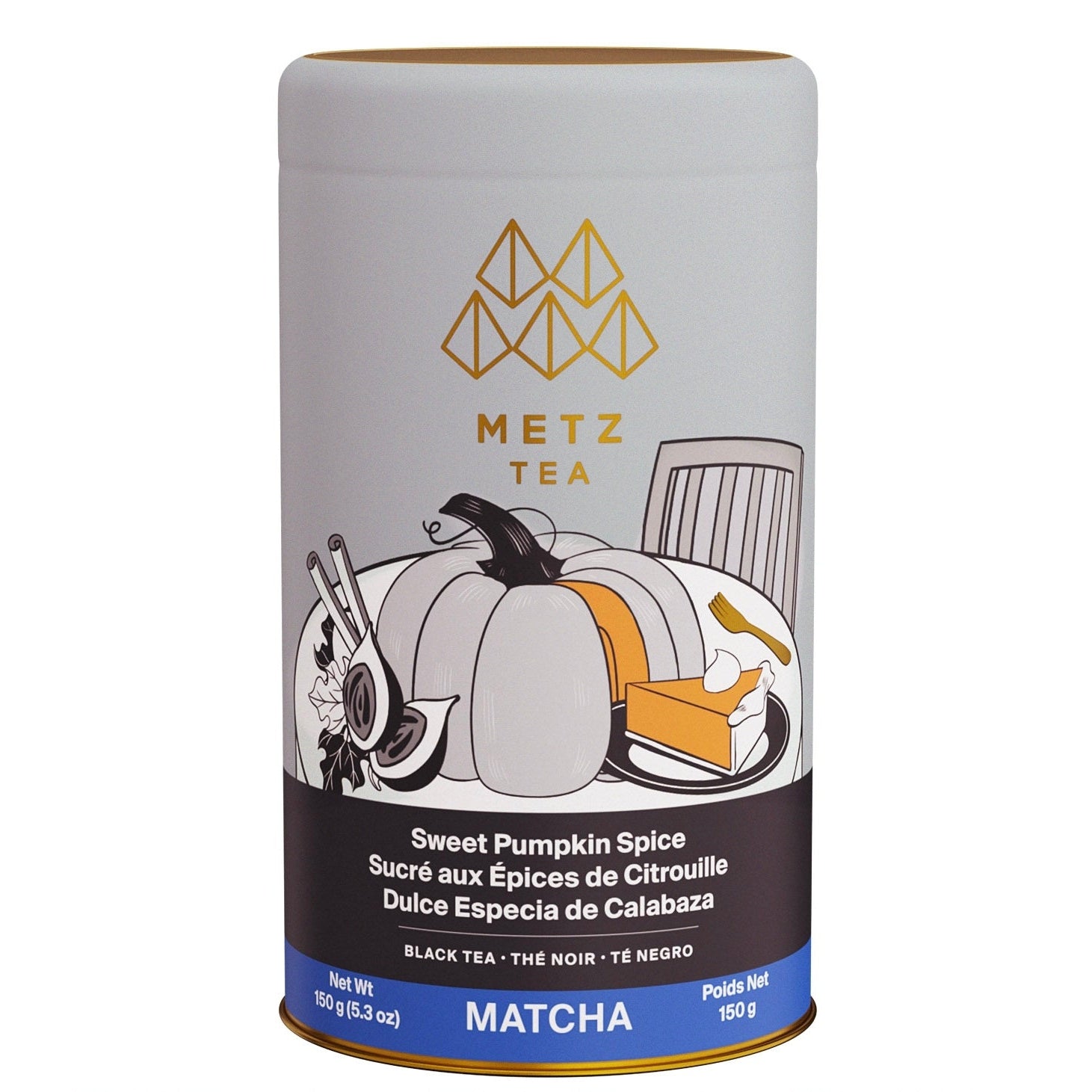 Metropolitan Tea METZ Sweet Matcha Pumpkin Spice Black Tea 150 g