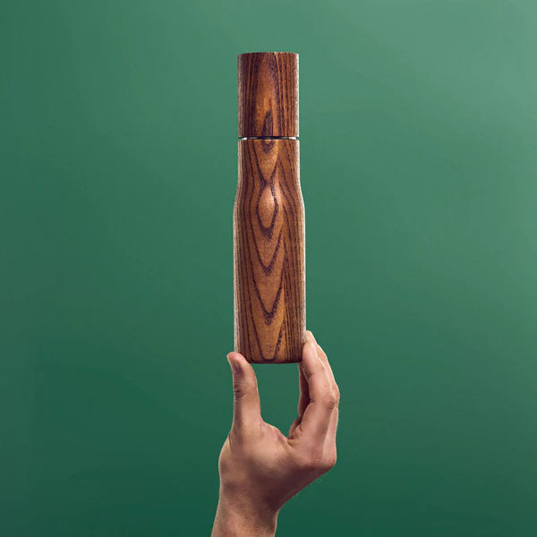 AdHoc Levo Salt and Pepper Mill – Dark Ash Wood – 6" / 15 cm