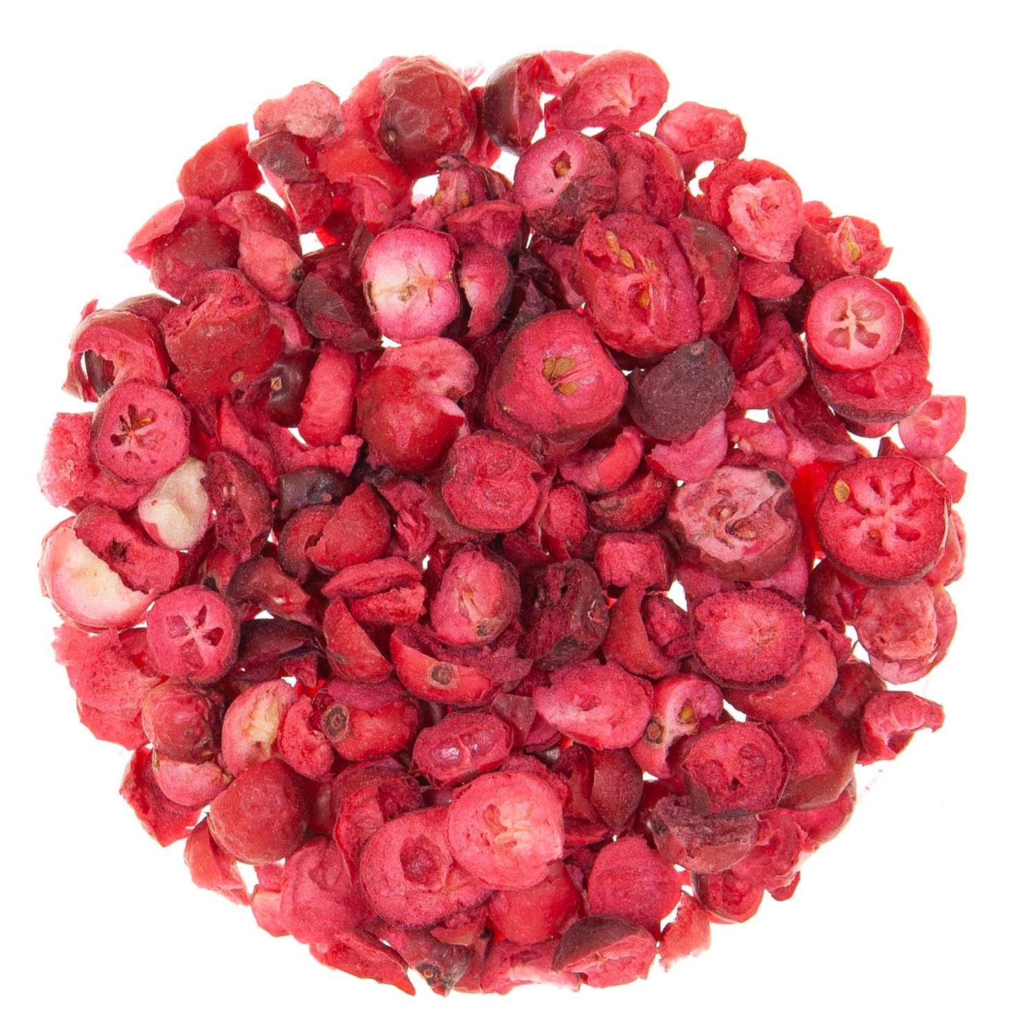 Metropolitan Tea Organic Freeze Dried Cranberry Halves Loose Leaf Tea 0.27 lbs